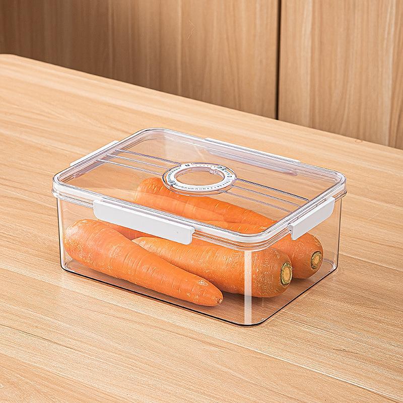 1pc Bpa-Free Glass Sealed Storage Box with Secure Closure | Round Shape | Microwave Safe | Dry Battery Power for Kitchen Use | Freshness Keeper