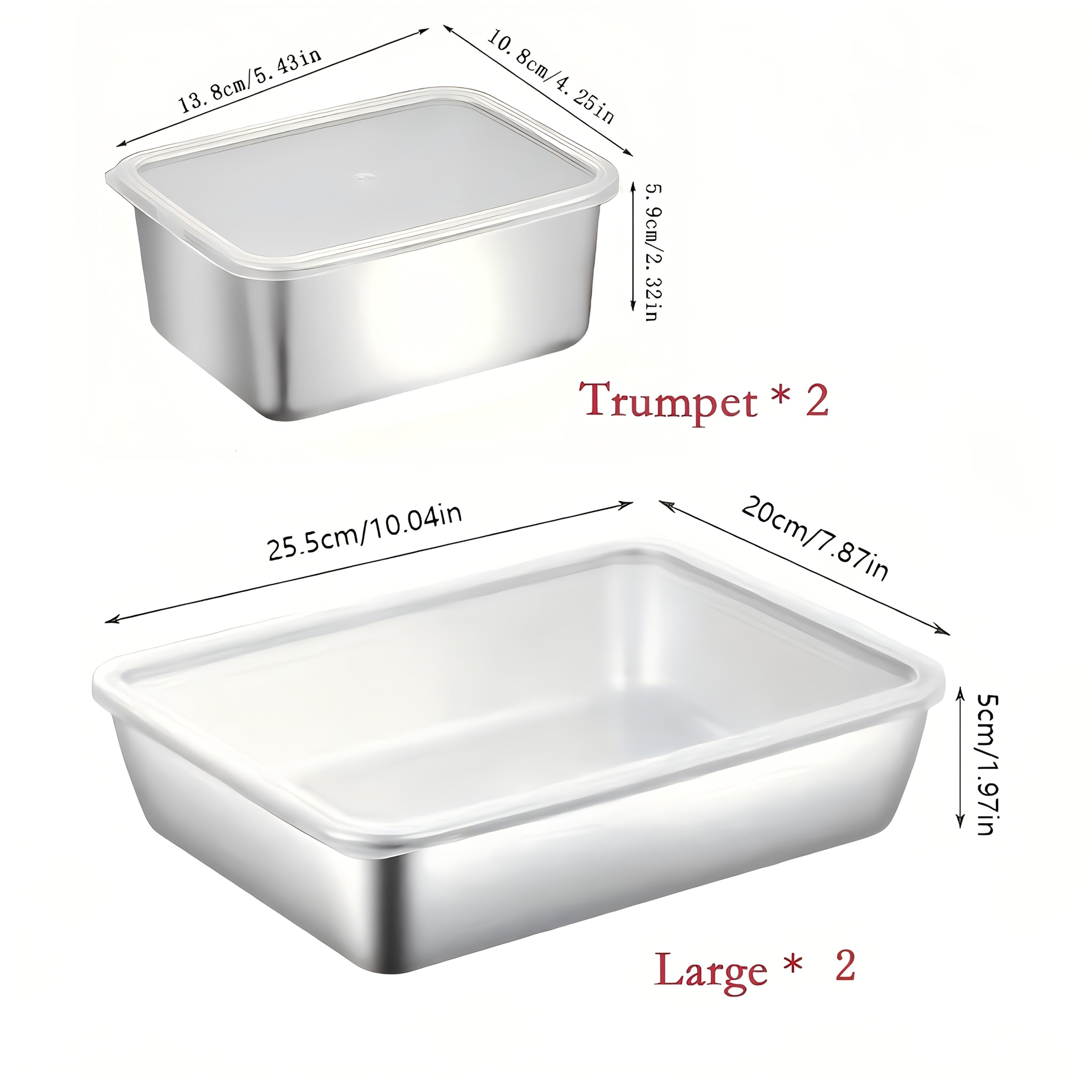 Stainless Steel Food Storage Containers Set, Airtight Seal Freshness Preserving Lunch Boxes, Microwave & Dishwasher Safe, for Meal Prep Bowls