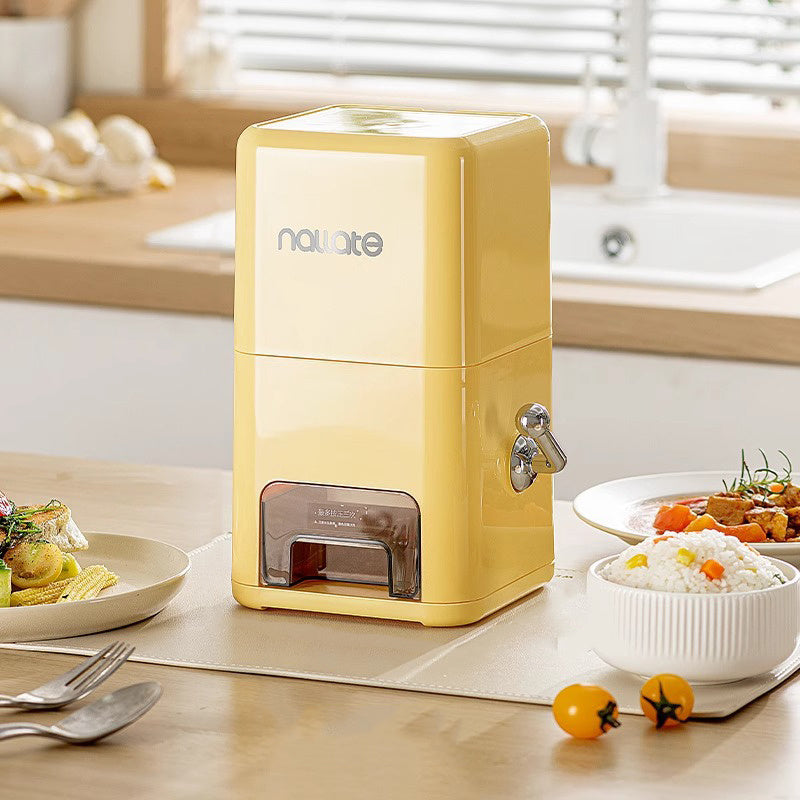 1pc Small Capacity Vintage Grain Storage Bin Home Sealed Rice Box Cereal Organizer Flour Storage Container Rice Barrel