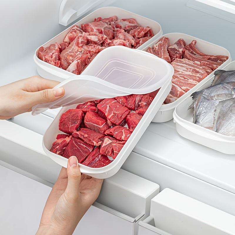 10pcs Reusable Food Storage Container Set (5 Containers And 5 Lids), Food-Grade Refrigerator Storage Boxes, Freezer-Safe Storage Boxes with Lids, Stackable, Food Storage Boxes. Used for Kitchen Storage