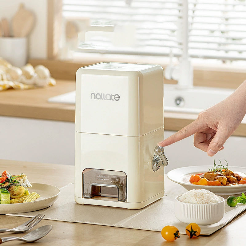 1pc Small Capacity Vintage Grain Storage Bin Home Sealed Rice Box Cereal Organizer Flour Storage Container Rice Barrel