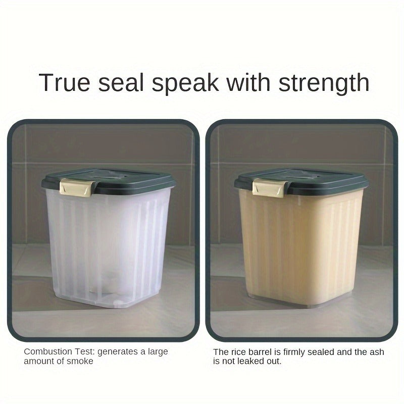 51pcs Large Sealed Grain Storage Container for Kitchen and Pet Food - Moisture-proof and Clear, Easy Access Lid