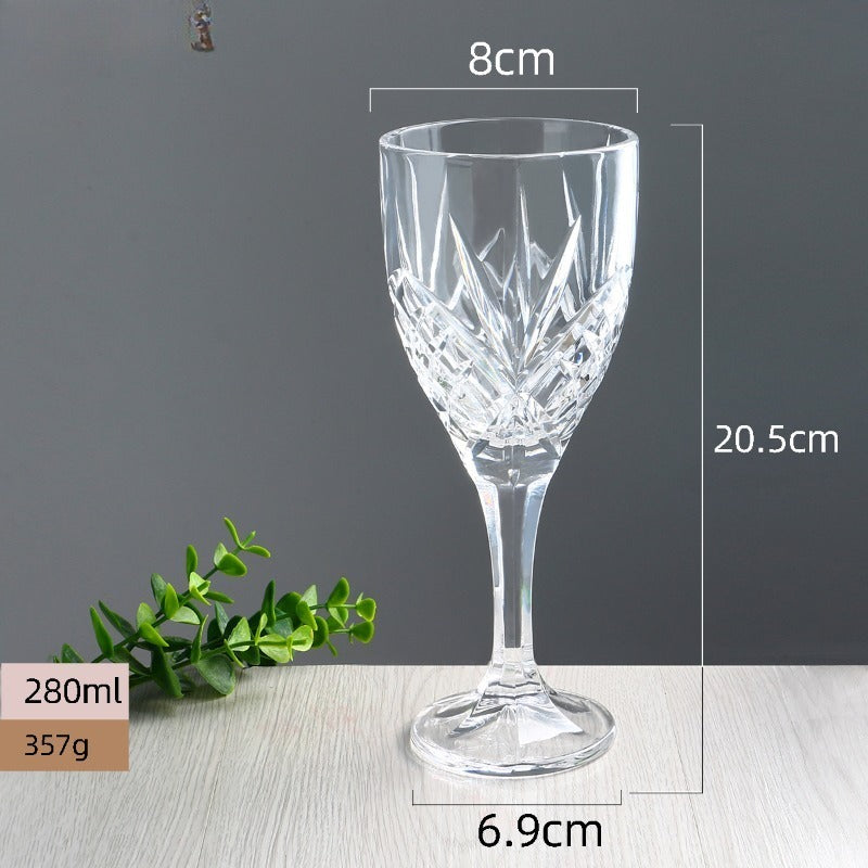 Modern Minimalist Glass Decanter Whiskey Liquor Bottle Creative Ornament Stem Glass, Whiskey