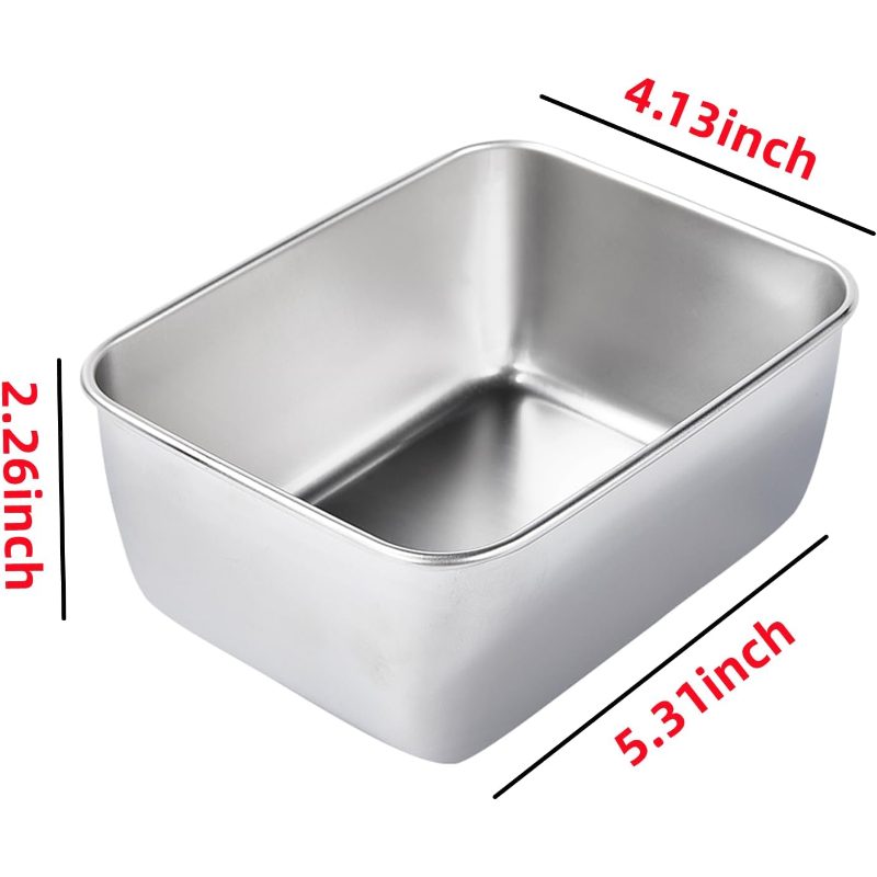 Set of 10 Stainless Steel Snack Boxes, Each 16Oz, Featuring Easy-Open, Leak-Proof Lids. These Stackable Metal Lunch Containers Are Perfect for Daycare, School, And Travel