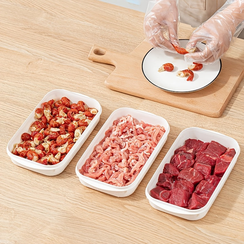 10pcs Reusable Food Storage Container Set (5 Containers And 5 Lids), Food-Grade Refrigerator Storage Boxes, Freezer-Safe Storage Boxes with Lids, Stackable, Food Storage Boxes. Used for Kitchen Storage