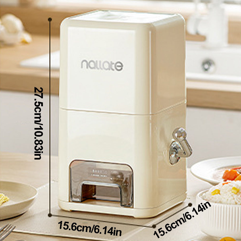 1pc Small Capacity Vintage Grain Storage Bin Home Sealed Rice Box Cereal Organizer Flour Storage Container Rice Barrel