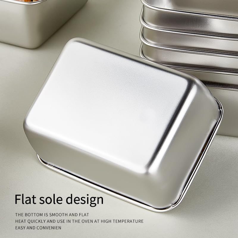 Set of 10 Stainless Steel Snack Boxes, Each 16Oz, Featuring Easy-Open, Leak-Proof Lids. These Stackable Metal Lunch Containers Are Perfect for Daycare, School, And Travel
