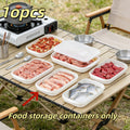 10pcs Reusable Food Storage Container Set (5 Containers And 5 Lids), Food-Grade Refrigerator Storage Boxes, Freezer-Safe Storage Boxes with Lids, Stackable, Food Storage Boxes. Used for Kitchen Storage