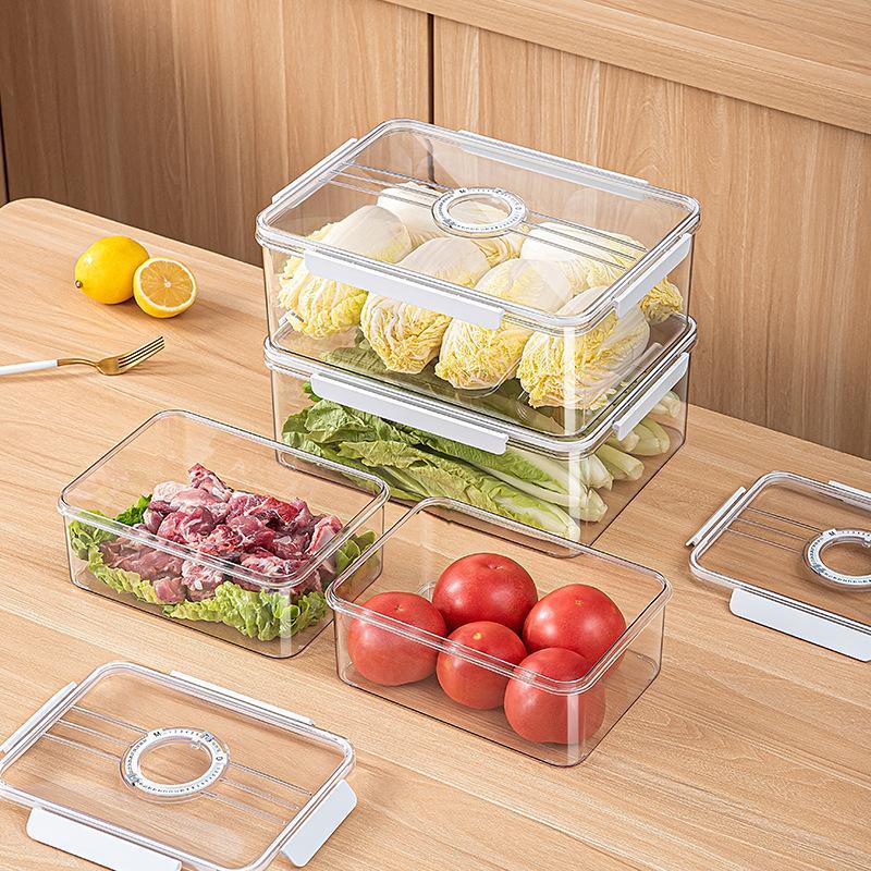 1pc Bpa-Free Glass Sealed Storage Box with Secure Closure | Round Shape | Microwave Safe | Dry Battery Power for Kitchen Use | Freshness Keeper