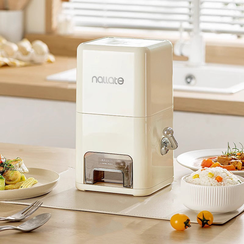 1pc Small Capacity Vintage Grain Storage Bin Home Sealed Rice Box Cereal Organizer Flour Storage Container Rice Barrel